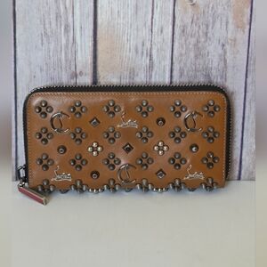 Christian Louboutin Studded Zip Wallet EUC